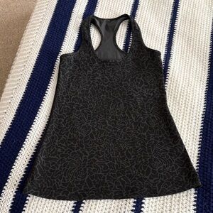 Lululemon Floral Black Women's Tank Top